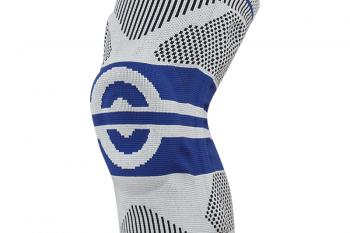 Nylon 3D knitted knee Protector Silicone Knee Pads Compression Sleeve Knee Brace x019